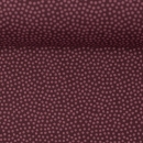 Baumwollstoff - Dotty - aubergine